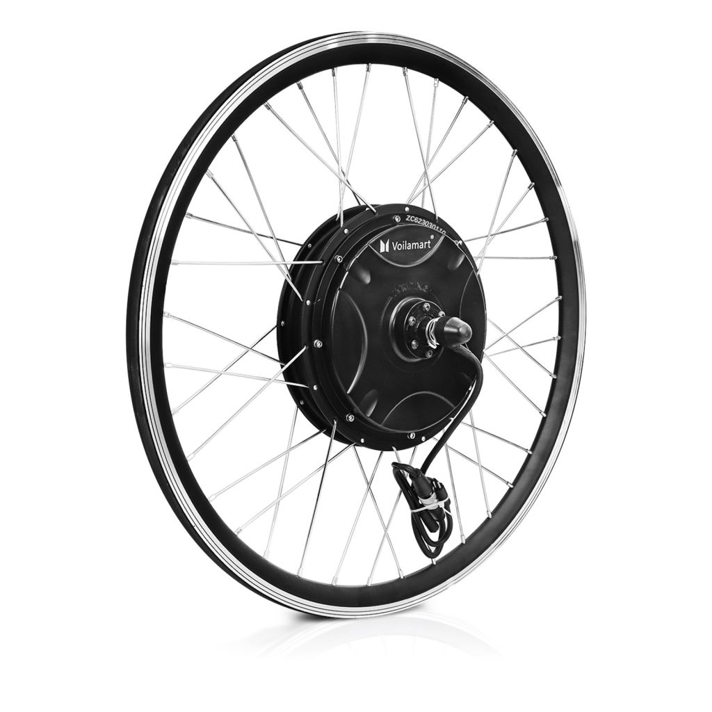 Voilamart 28IN Waterproof 48V 1500W Rear Hub Motor Wheel Controller Integrated Type 135mm Dropout