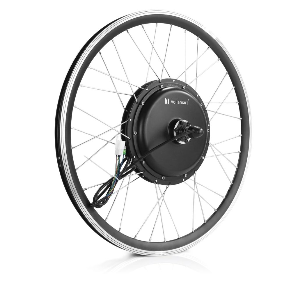 Voilamart 48V 1000W 26IN 135mm Rear Hub Motor Wheel \w 1.95 tire (return package, hub motor function is OK)