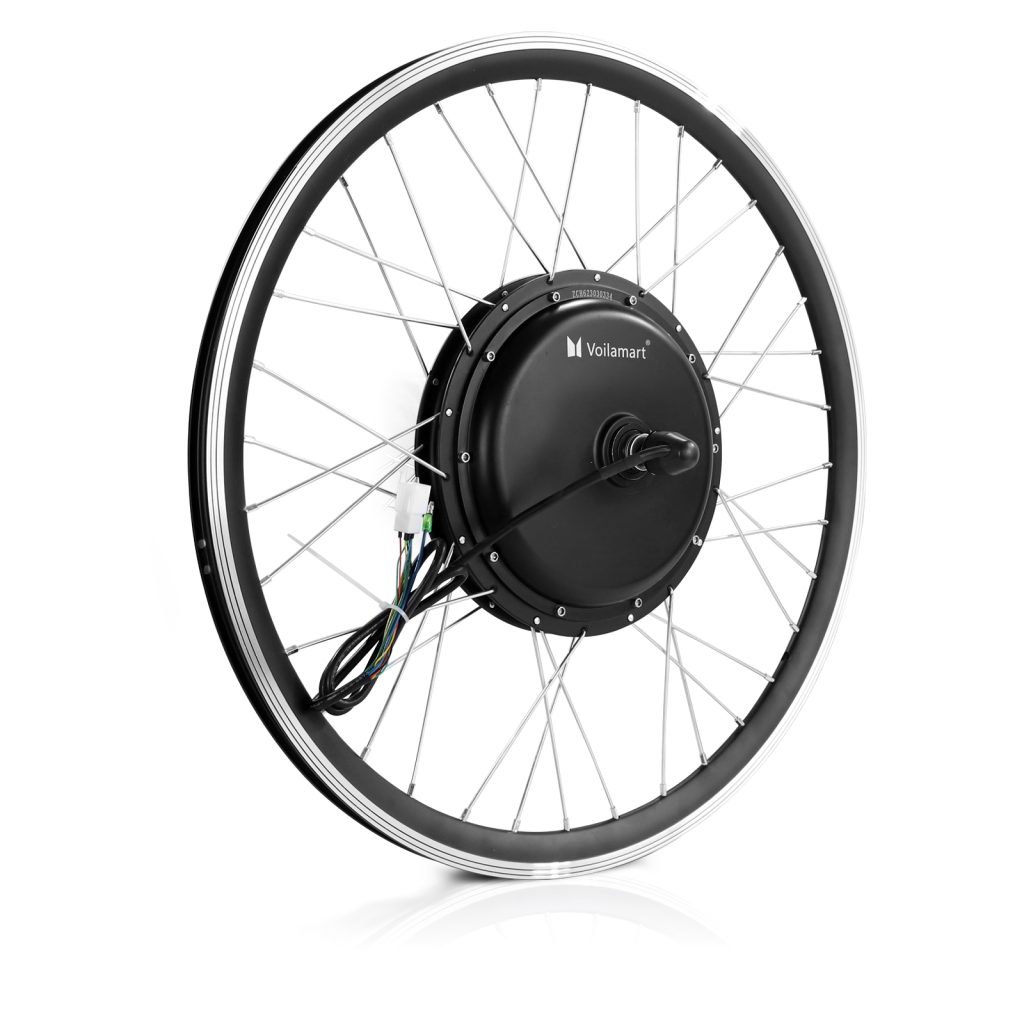 36V 500W 26" Front Brushless Gearless Hub Motor Wheel