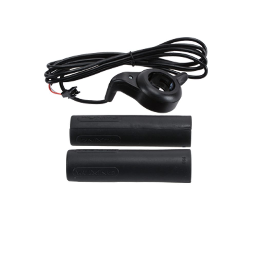 Voilamart 48V Electric Bicycle Thumb Handle Throttle Bar Kit E-Bike Conversion for the kit with LCD display